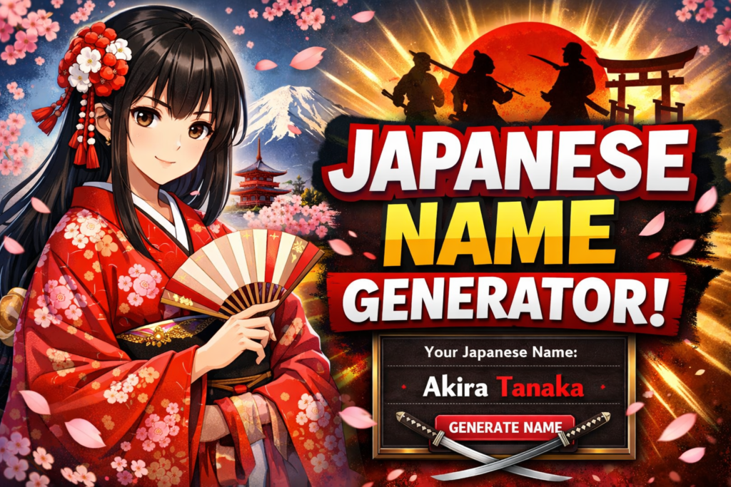 Japanese Name Generator