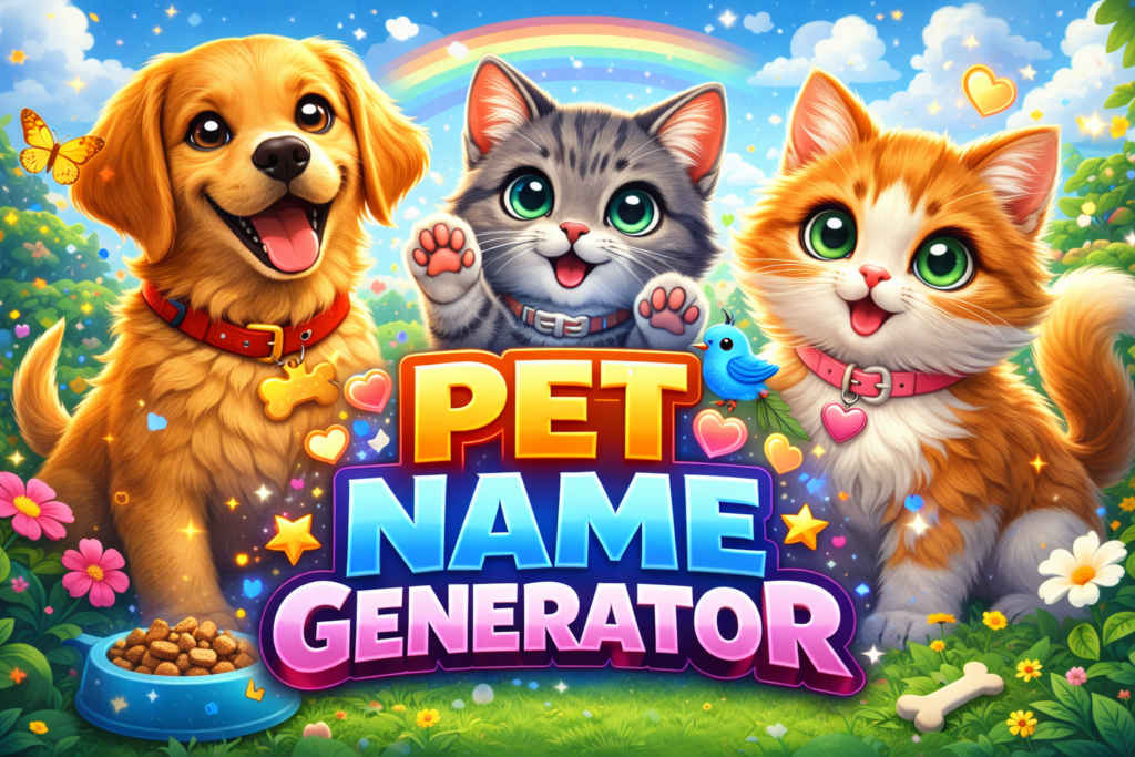 pet name generator​